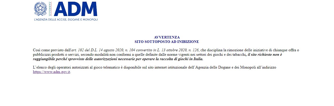 Scommesse Betclu: il bookmaker vietato in Italia
